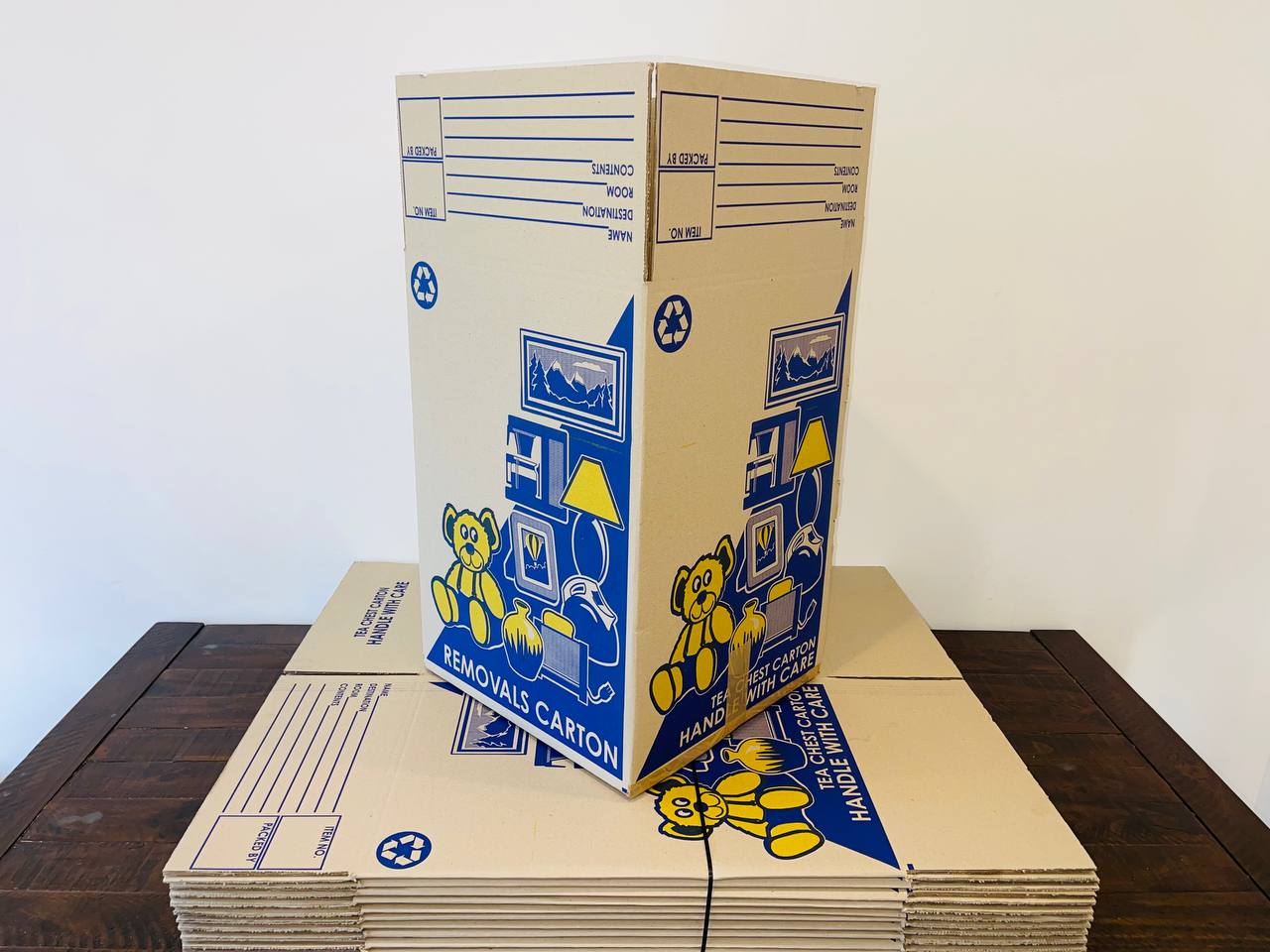 10 x Moving Boxes - Tea Chest Box