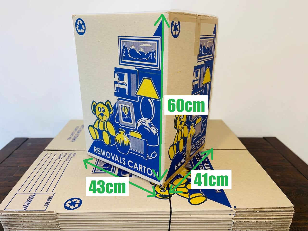 10 x Moving Boxes - Tea Chest Box