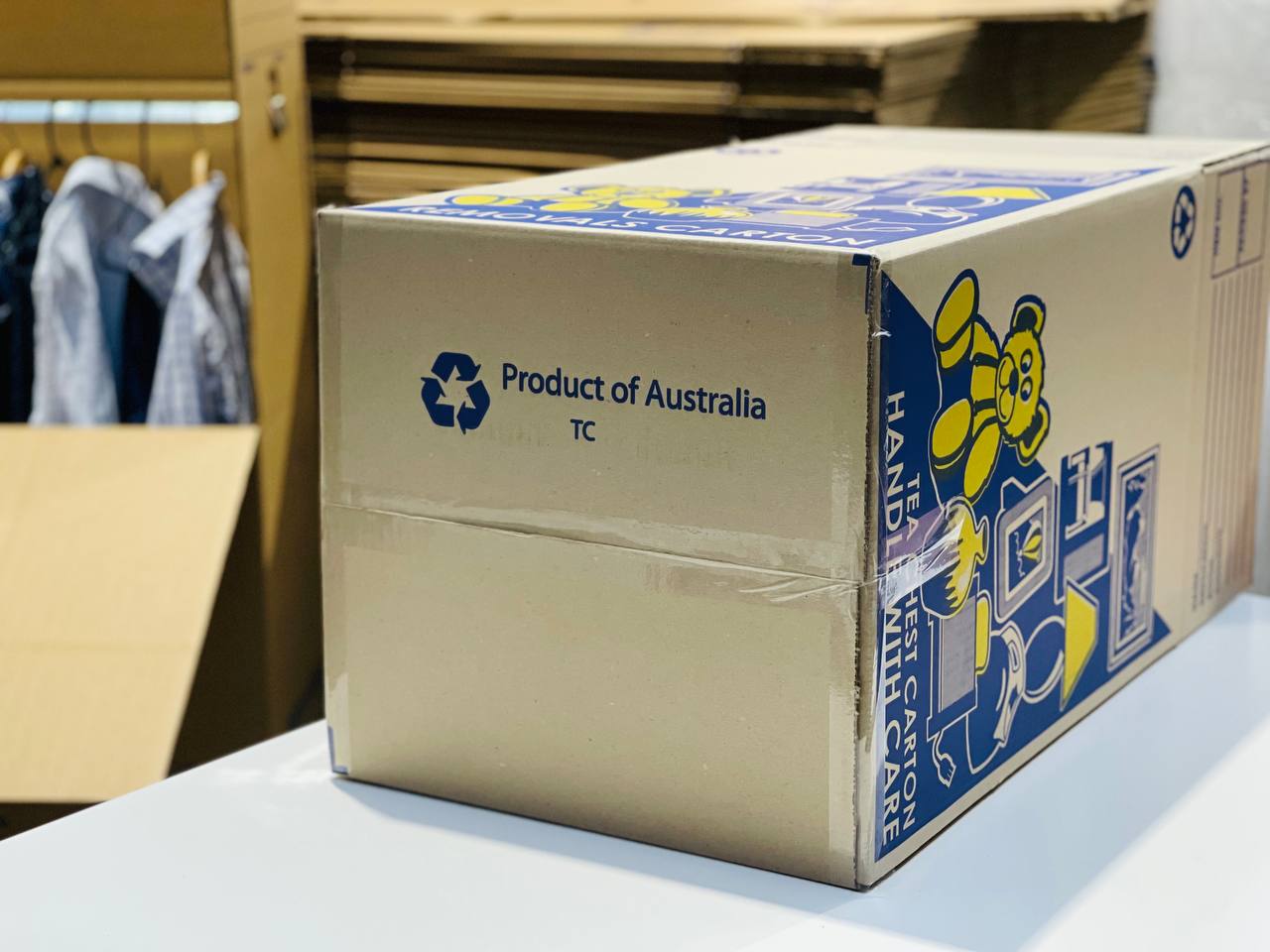 10 x Moving Boxes - Tea Chest Box