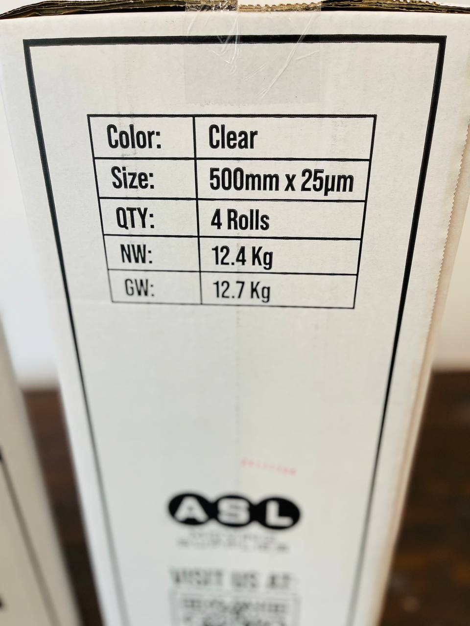 4 x Premium Shrink Stretch Film Pallet Wrap - 25UM or 23UM